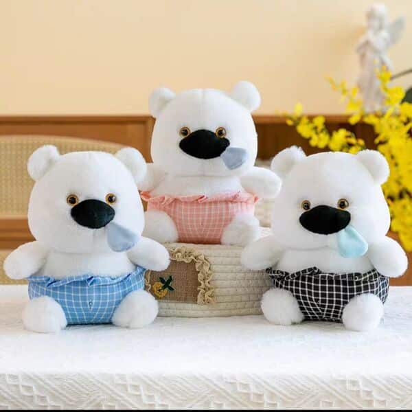 PELUCHE DE OSO CON MOCO 20CM