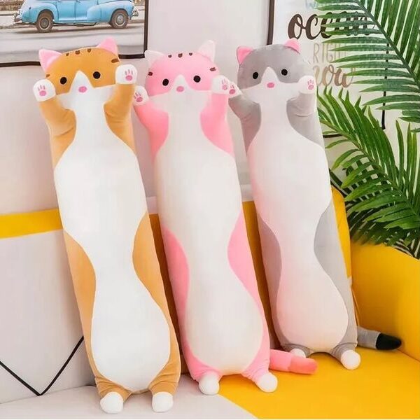 Almohada Gato Largo 70cm (Precio Final)