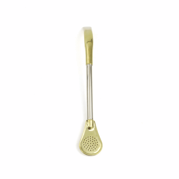 Bombilla/Bombillon Alpaca Bronce Pico Loro ? GOLD