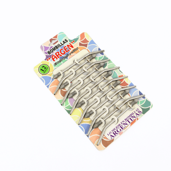 Blister Bombilla Moleteada N?quel x12