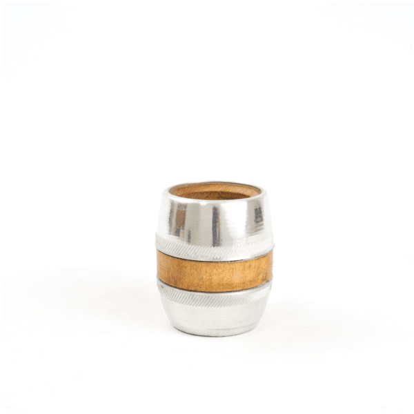 Mate Algarrobo Aluminio ? Cortado Huevito