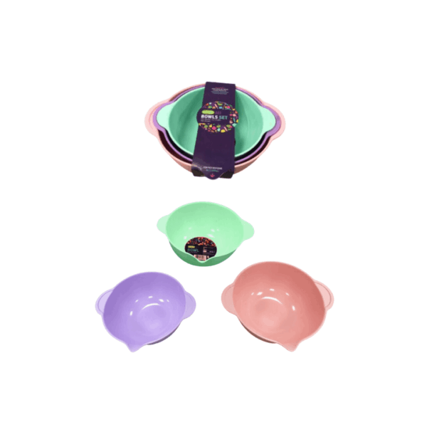 Set x3 Bowls Mezclador