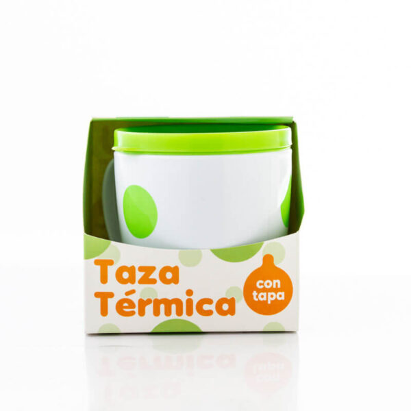 Taza Pl?stica T?rmica con Tapa