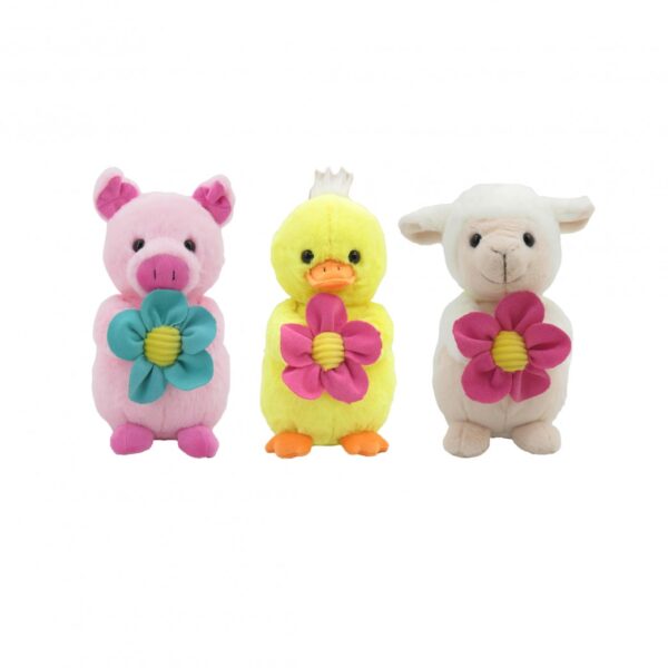 Animales 25 cm  Con Flor