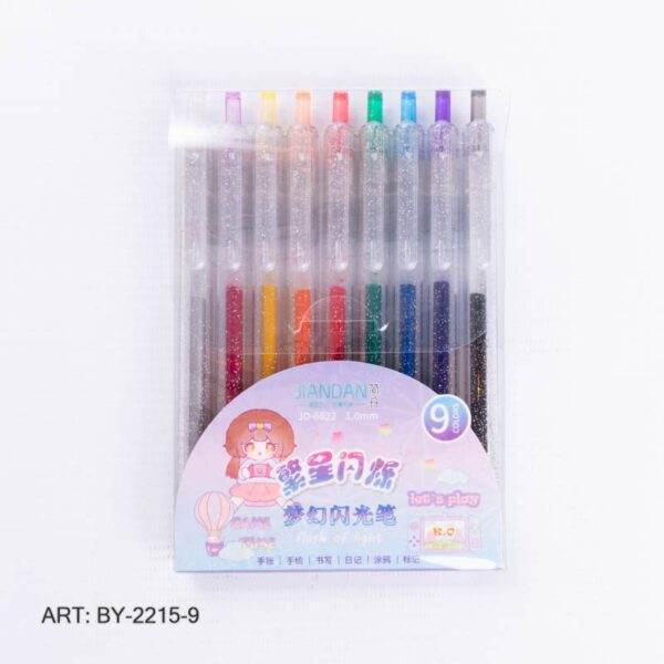 LAPICERA*9 EN CAJA 9 COLORES BY-2215-9