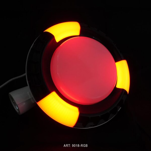 LUZ LED RECARGABLE USB 2400MAH BLANCA Y MULTICOLOR 9018-RGB-60