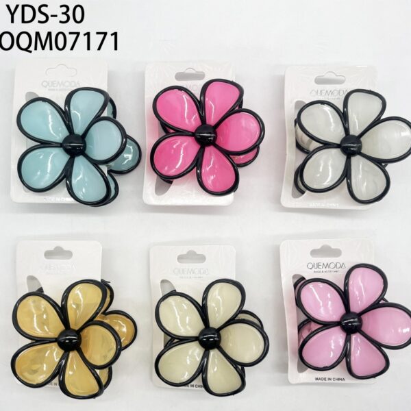 BROCHE DE PELO 8CM FORMA FLOR YDS-30-600