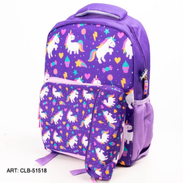 MOCHILA ESCOLAR CON CARTUCHERA CLB-51518