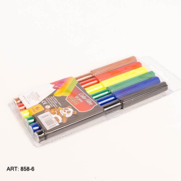 MARCADORES 6 COLORES X858-6