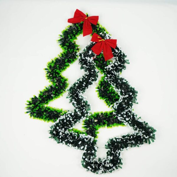 ADORNO NAVIDEÑO PARA COLGAR EN FORMA DE PINO 6350-6-300 50CM