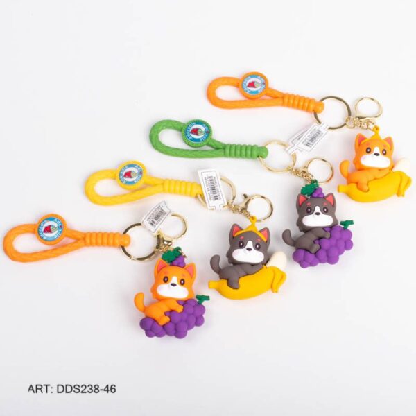 LLAVERO ANIMALITOS CON FRUTAS DDS238-46-600