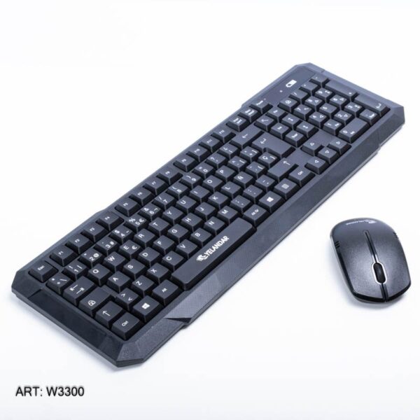 SET TECLADO CON MOUSE INALÁMBRICOS W3300