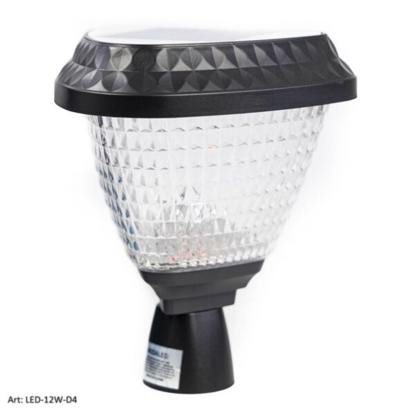 LUZ LED SOLAR (TRIANGULAR) PARA EXTERIOR CON ESTACA (CÁLIDA/FRÍA/RGB) LED-12W-D4