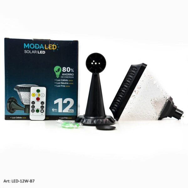 APLIQUE LED SOLAR LED-12W-B7