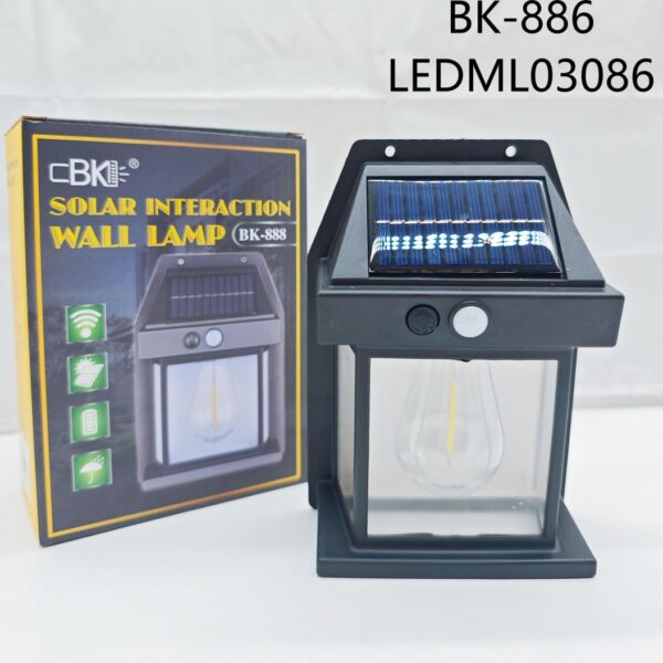 LUZ PARED SOLAR BK-886