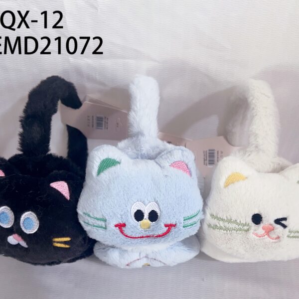OREJERA INFANTIL DE PELUCHE QX-12