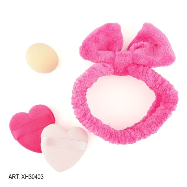 SET DE ESPONJAS + VINCHA XH30403-100