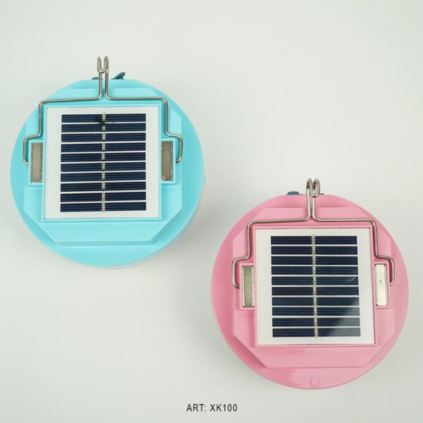 LUZ LED RECARGABLE SOLAR 4000MAH CON GANCHO E IMAN P/ COLGAR  XK100-60