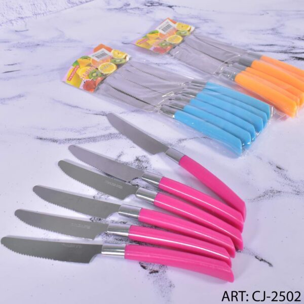 Cuchillo 6Pcs Acero CJ-2502