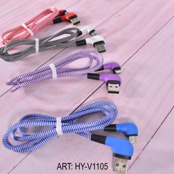 CABLE V8 VARIOS COLORES HY-V1105