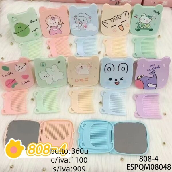 ESPEJO INFANTIL CON PEINE 808-4-360