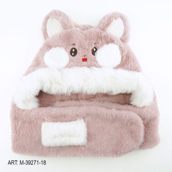 GORRO INFANTIL DE PELUCHE M-39271-18