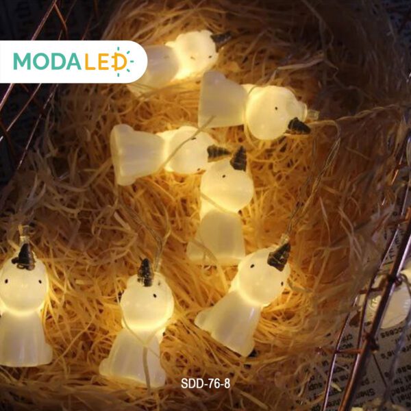Luz De Navidad 10 Luces Led Unicornio (Calida) SDD-76-8